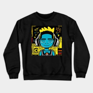 Urban Music by Music Genius Art Crewneck Sweatshirt